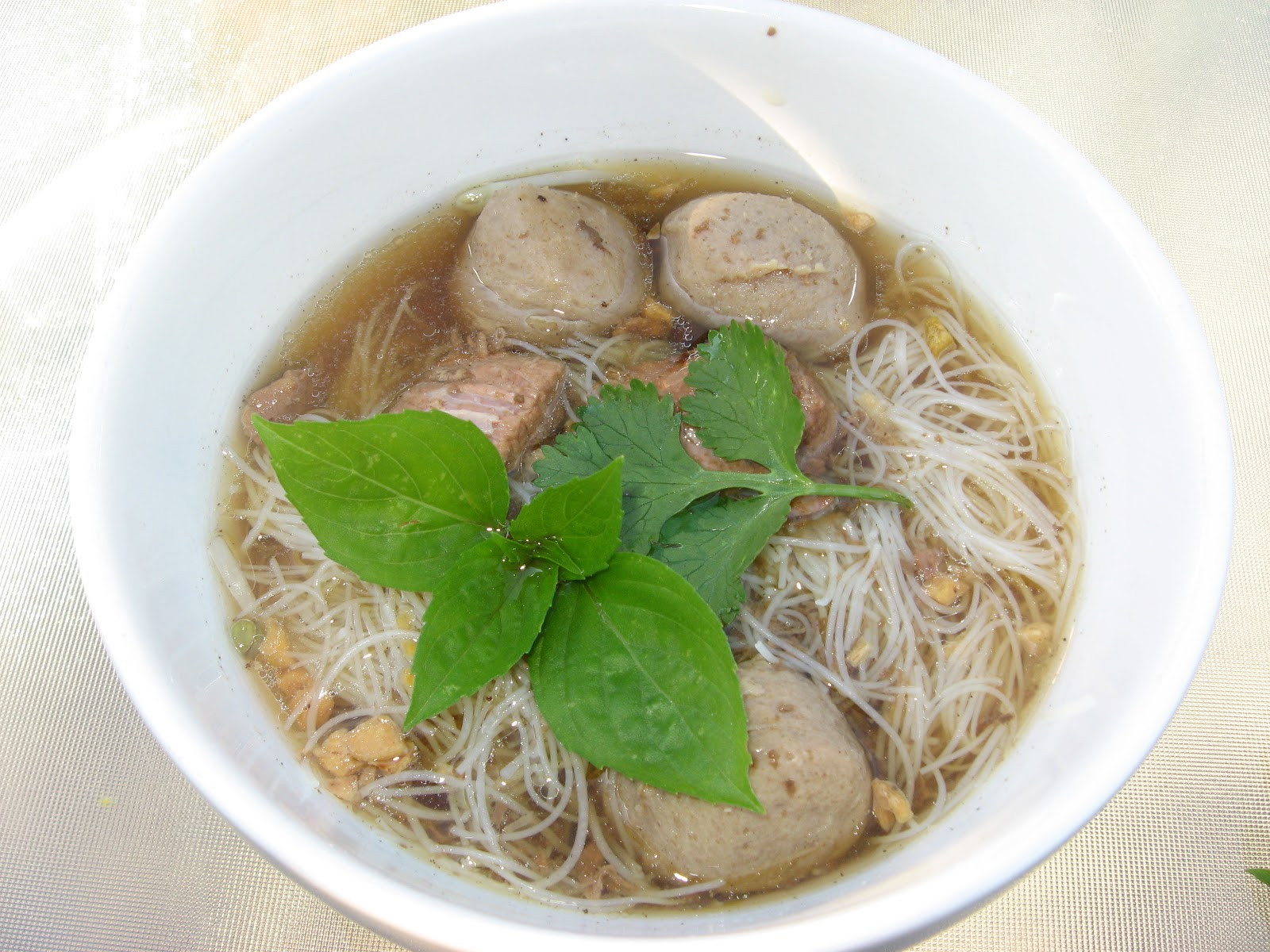 Thai Rice Noodles Soup
 Modern Thai Food Thai beef noodle soup
