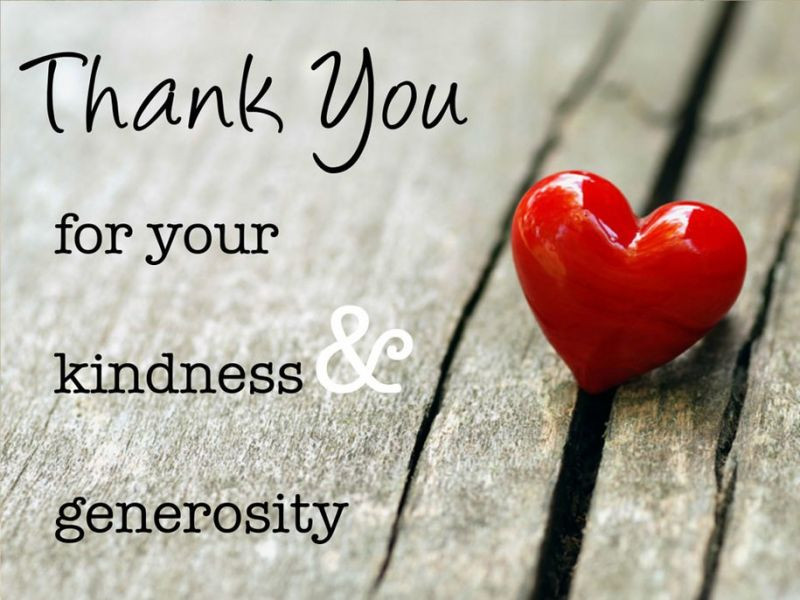 Thank You For Your Kindness And Generosity Quotes
 Acts of Kindness