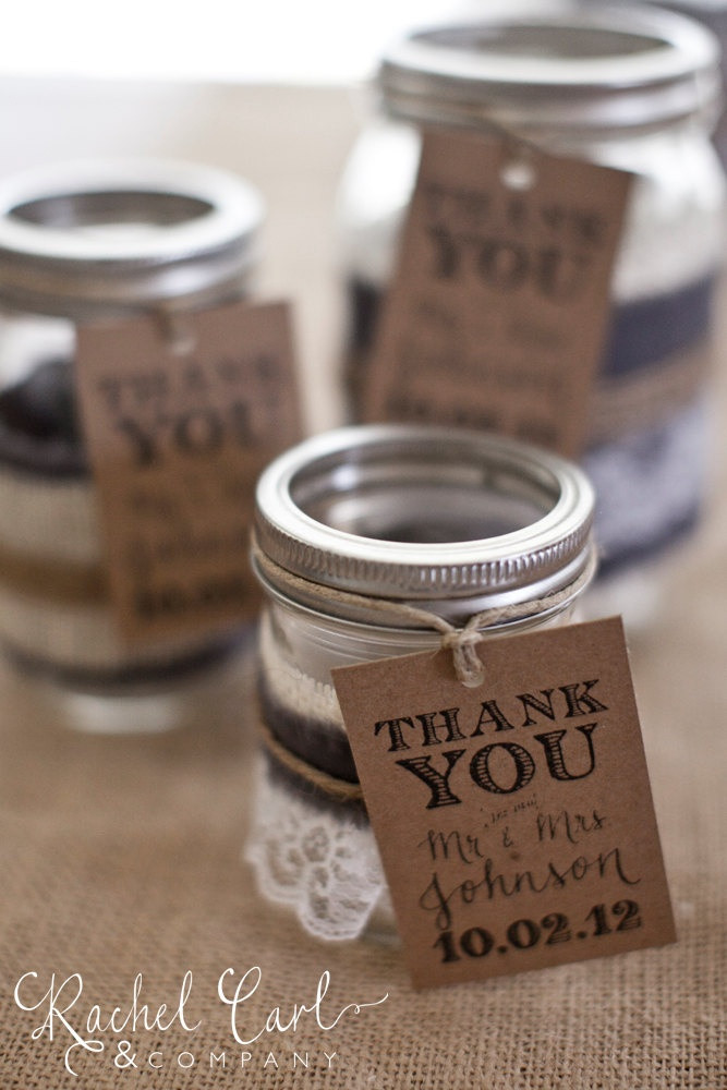 Thank You Wedding Gift Ideas
 Thank You Gift Tags Wedding Favor Tags Shower Favor