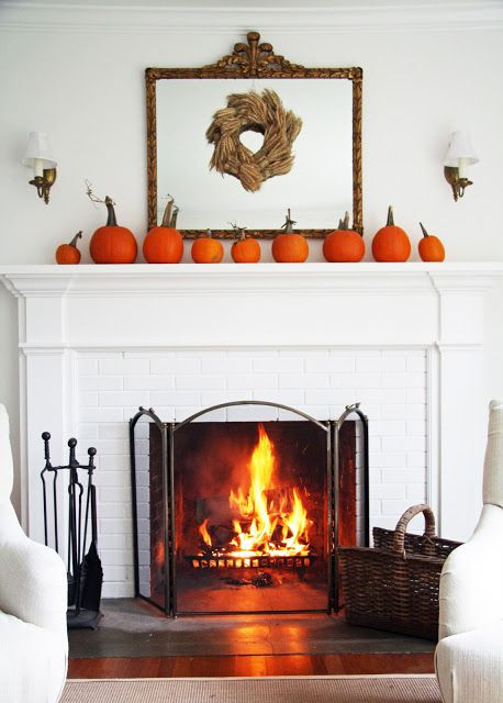 Thanksgiving Fireplace Mantel Decoration
 Fireplace Mantel Decor Ideas for Decorating for Thanksgiving
