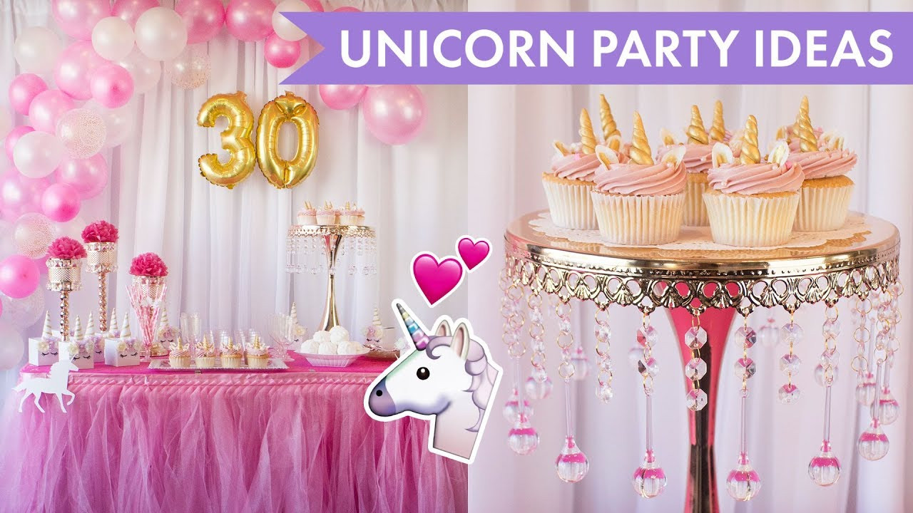 Unicorn Party Ideas
 Unicorn Themed Birthday Party Ideas 🦄