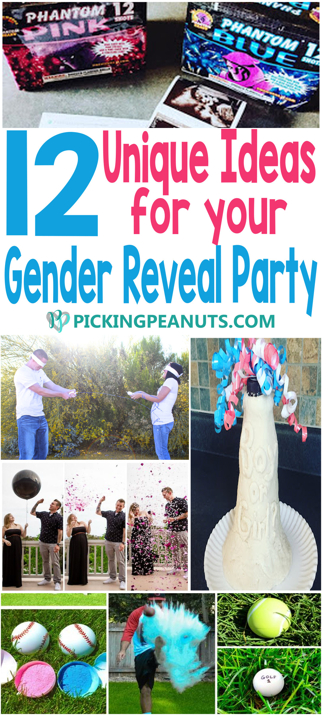 Unique Gender Reveal Party Ideas
 12 Unique Gender Reveal Party Ideas Picking Peanuts