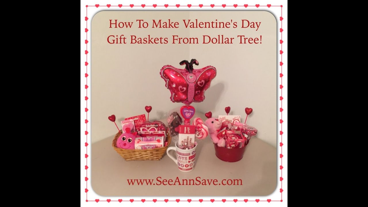Valentine'S Day Gift Delivery Ideas
 How To Make Valentine s Day Gift Baskets from the Dollar