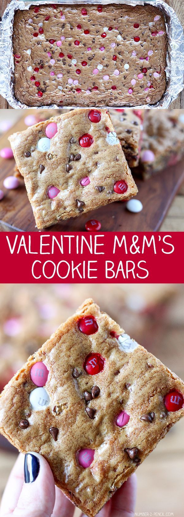 Valentine'S Day Treats &amp; Diy Gift Ideas
 M&M s Valentine s Day Cookie Bars Recipe