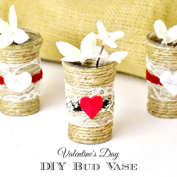 Valentine'S Day Treats &amp; Diy Gift Ideas
 DIY Valentine’s Day Bud Vase Tutorial – The Rebel Chic