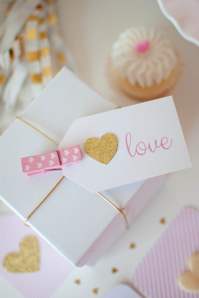 Valentine'S Day Treats &amp; Diy Gift Ideas
 Pink & Gold Valentine s Day Party Ideas