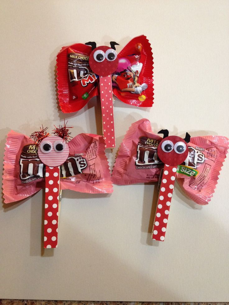 Valentine'S Day Treats &amp; Diy Gift Ideas
 Valentine M&M butterflies Cute affordable and easy