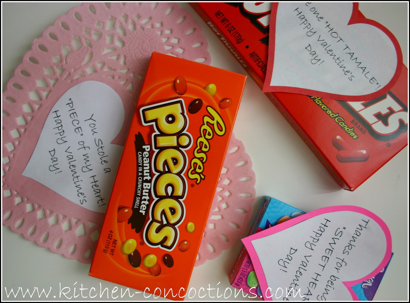 Valentines Day Candy Sayings
 How To Valentine s Day Candy Cards Kitchen Concoctions