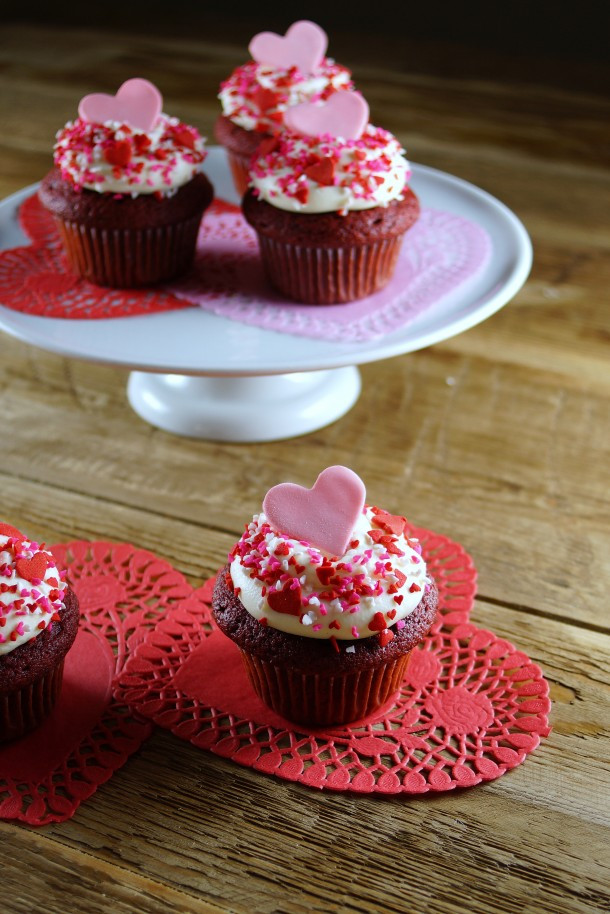 Valentines Day Cupcakes
 Valentine’s Day Red Velvet Cupcakes & Kara’s Cupcake Boot Camp