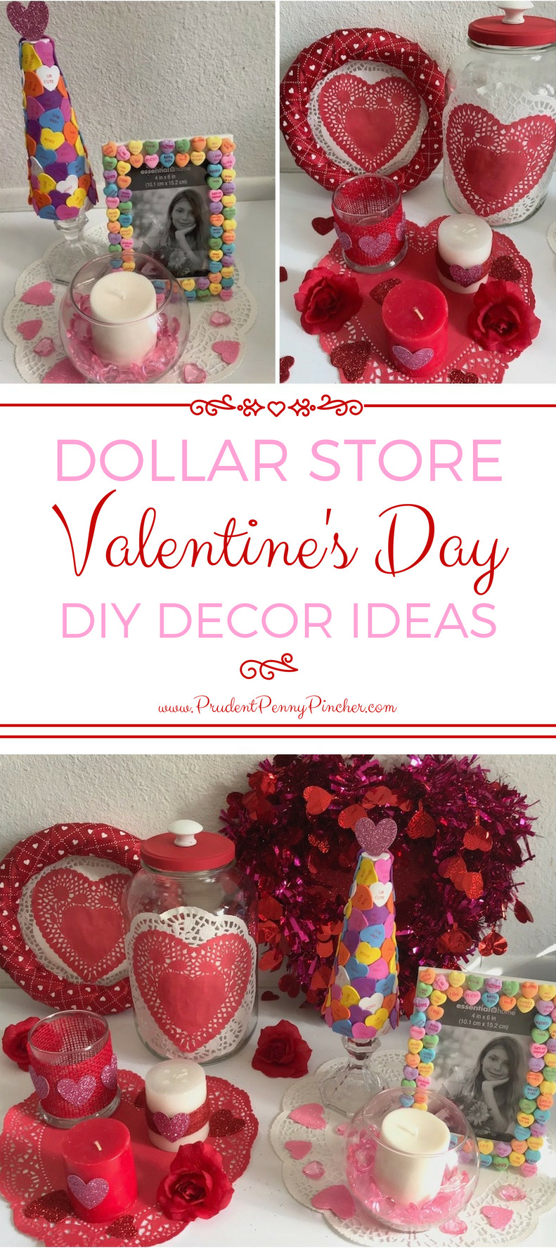 Valentines Day Decor Ideas
 Dollar Store Valentine s Day Decor Ideas Prudent Penny