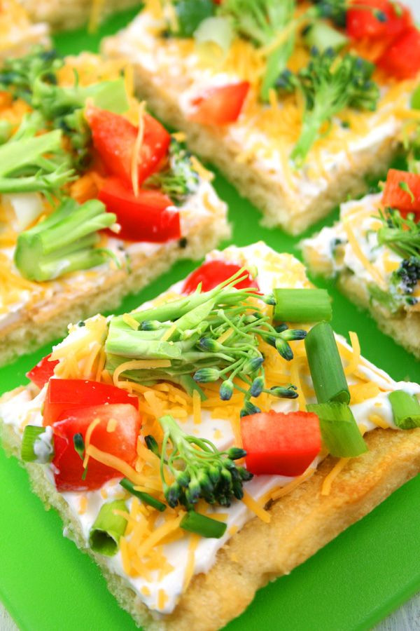Vegetarian Appetizers Finger Food
 Cold Veggie Pizza Appetizer Recipe