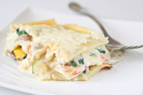 Veggie Lasagna With White Sauce
 Ve able Lasagna with White Sauce – IC Friendly Dinner