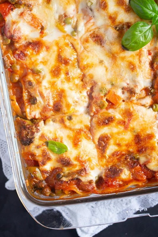 Veggie Lasagna With White Sauce
 Ve able Lasagna with White Sauce or Bechamel Sauce