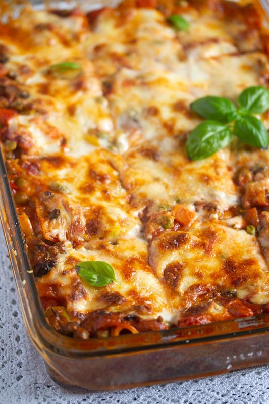 Veggie Lasagna With White Sauce
 Ve able Lasagna with White Sauce or Bechamel Sauce