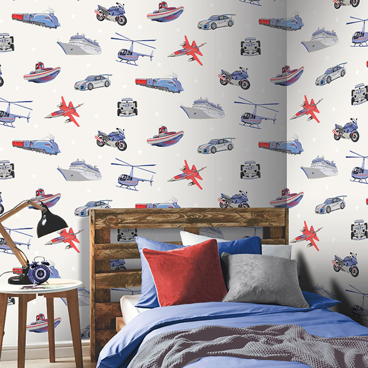 Wallpaper Borders For Bedroom
 TRANSPORT AND VEHICLES THEMED WALLPAPER & BORDERS BEDROOM