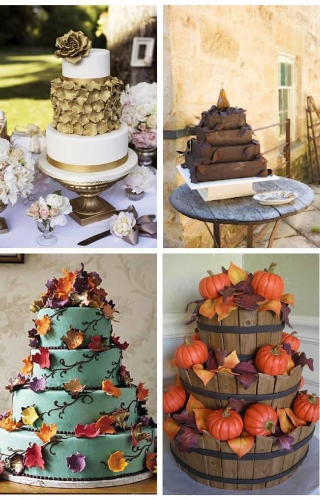 Wedding Cakes Fall
 12 Rustic Autumn Wedding Cakes you’ll Love