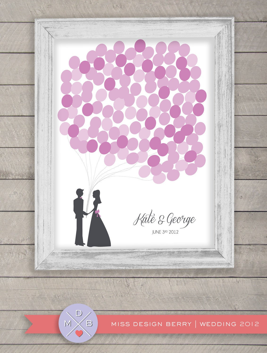 Wedding Guest Book Balloons
 Alternative Guest Books on Etsy