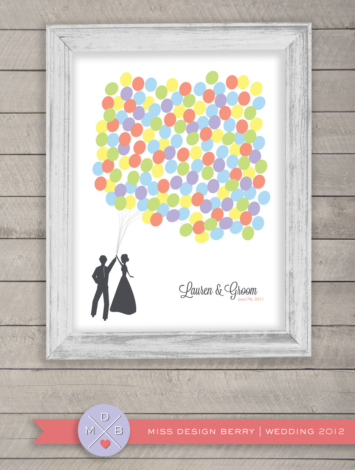 Wedding Guest Book Balloons
 wedding guest book alternative balloon bunch with by