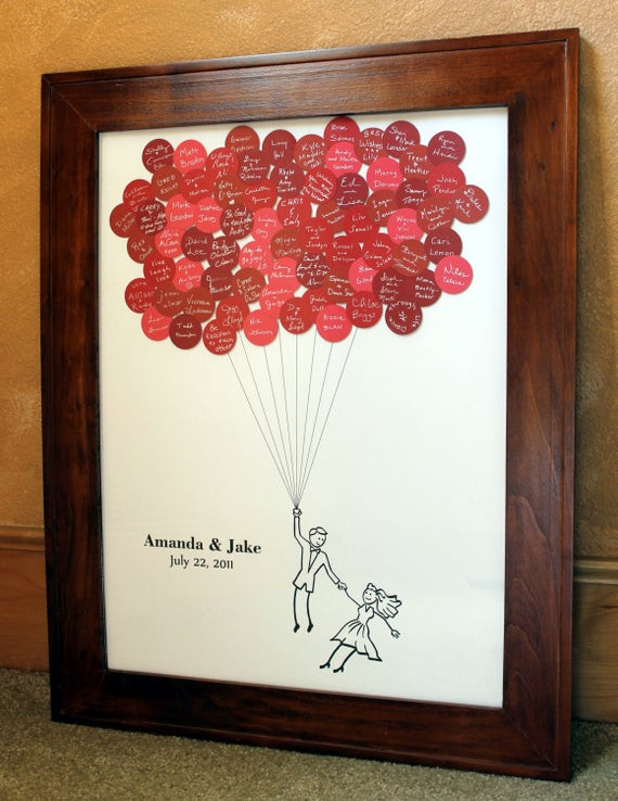 Wedding Guest Book Balloons
 Wedding Guest Book Balloons for up to 75 by SayAnythingDesign