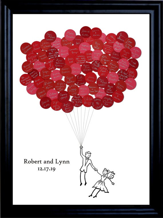 Wedding Guest Book Balloons
 Wedding Guest Book Balloons for up to 75 Guests