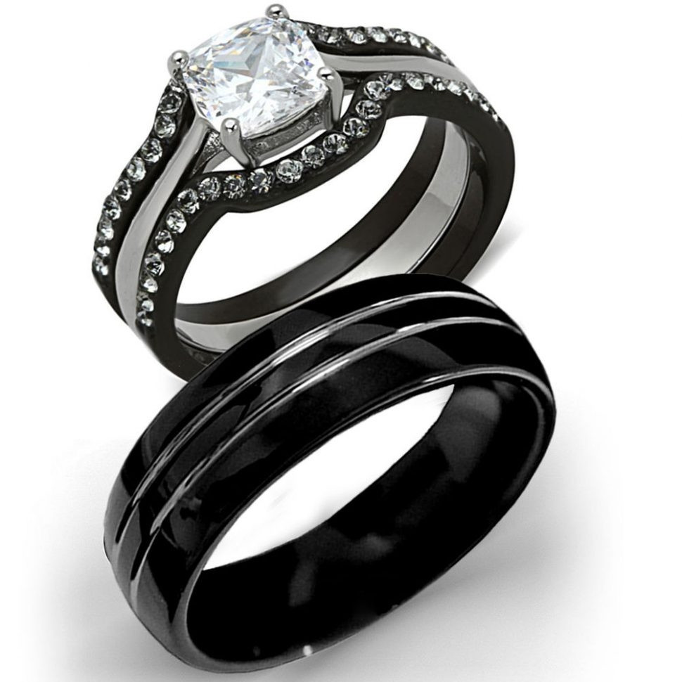 Wedding Rings For Him And Her Matching
 Gallery tungsten wedding sets for him and her Matvuk