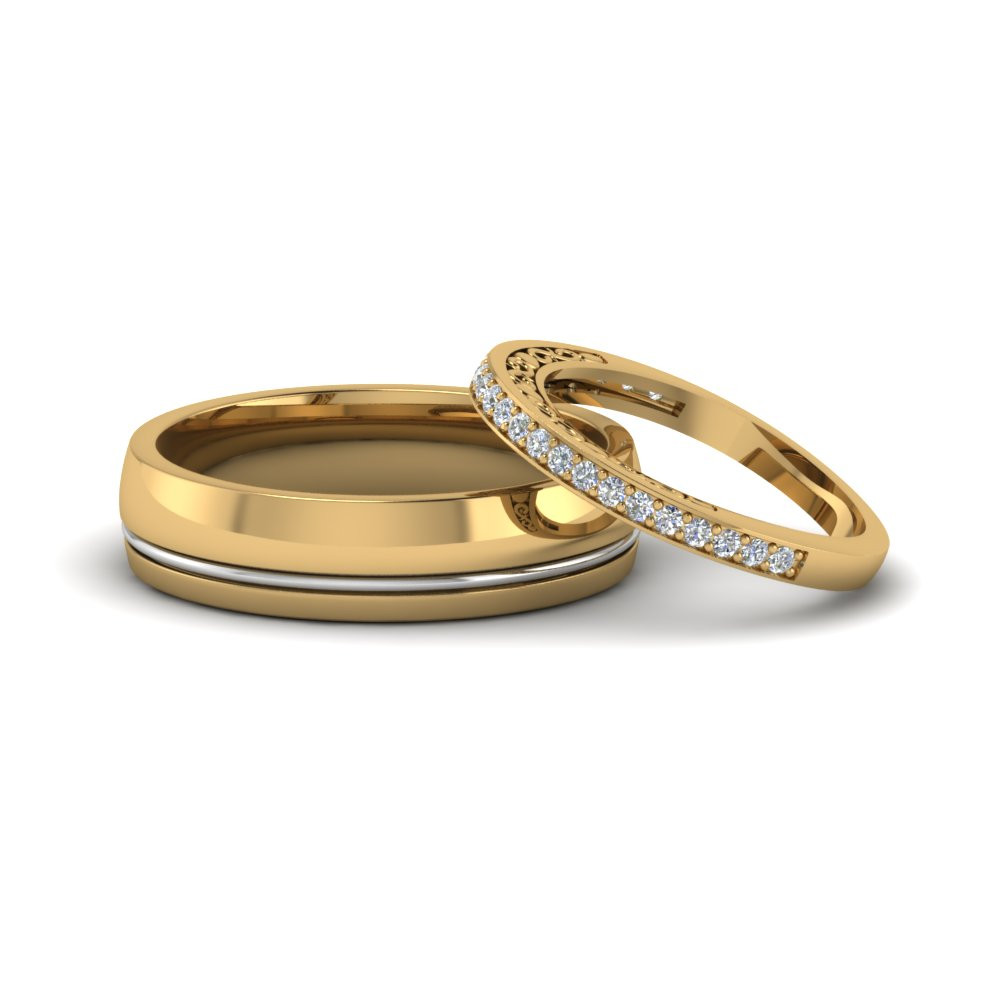 Wedding Rings For Him And Her Matching
 Unique Matching Wedding Anniversary Bands Gifts For Him