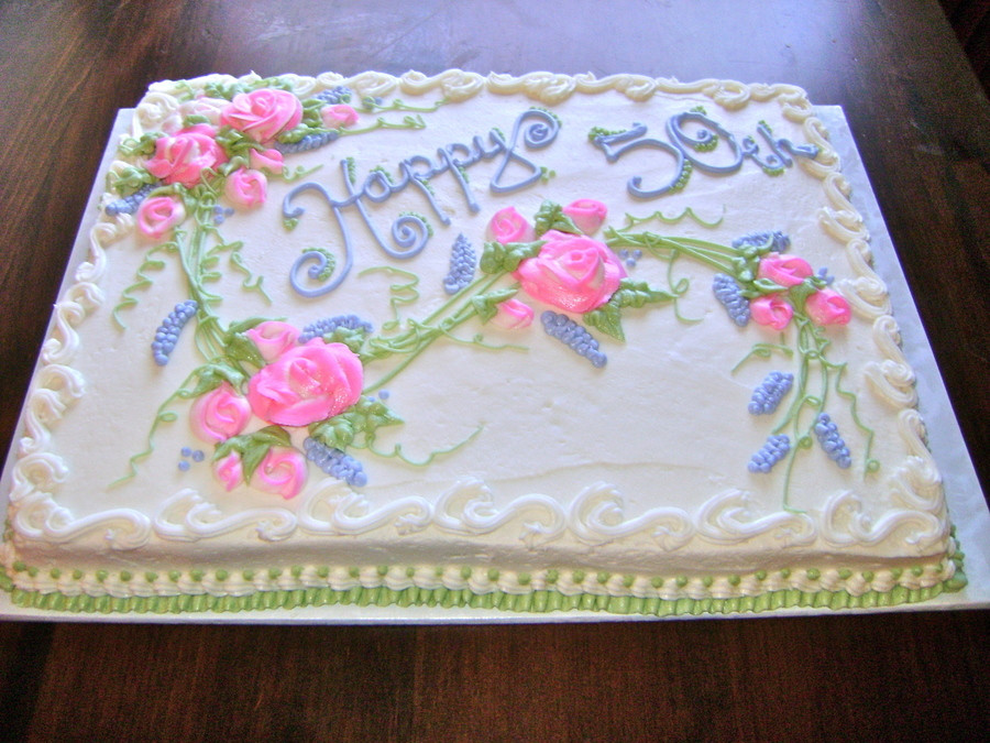 Wedding Sheet Cake Ideas
 50Th Wedding Anniversary Sheet Cake CakeCentral