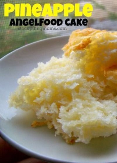 Weight Watchers Angel Food Cake Recipes
 Pineapple Angel Food Cake Recipe only 4 Weight Watchers