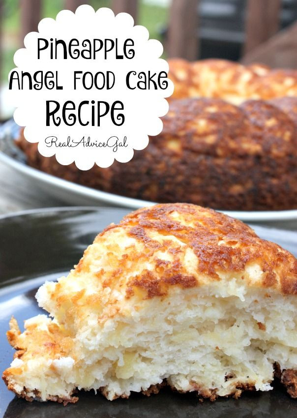 Weight Watchers Angel Food Cake Recipes
 Light airy and so delicious Pineapple Angel Food Cake