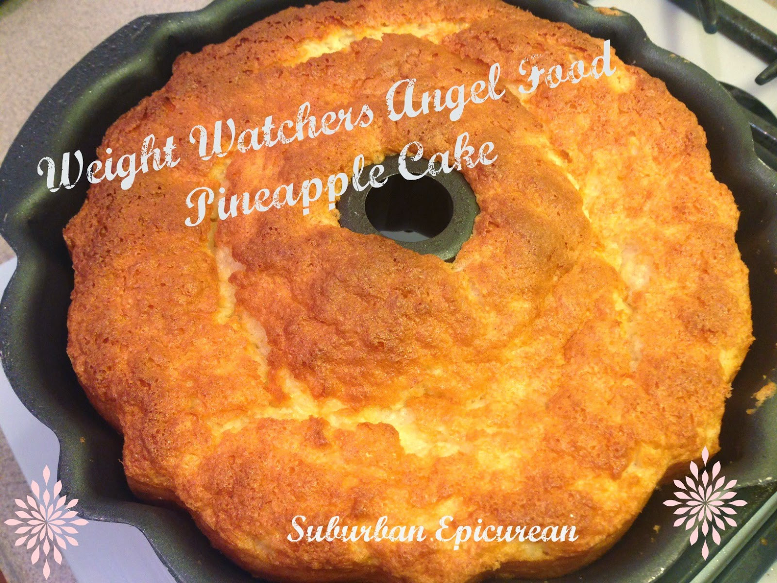 Weight Watchers Angel Food Cake Recipes
 Suburban Epicurean Weight Watchers Angel Food Pineapple Cake