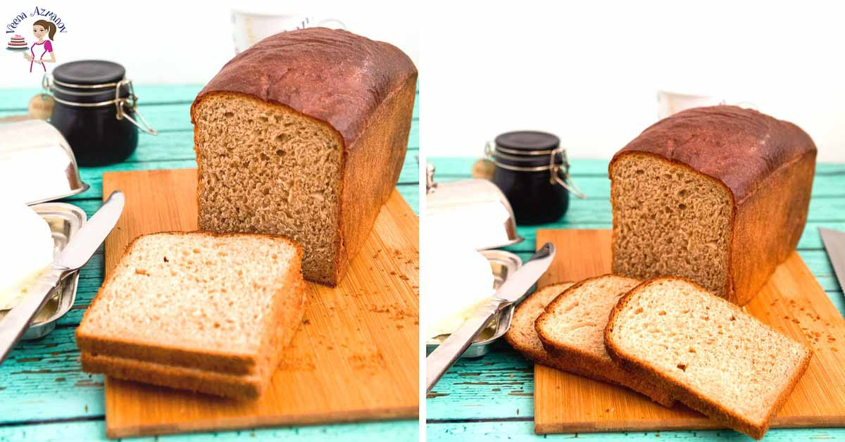 Wheat Sandwich Bread Recipe
 Whole Wheat Sandwich Bread Recipe from scratch Veena Azmanov