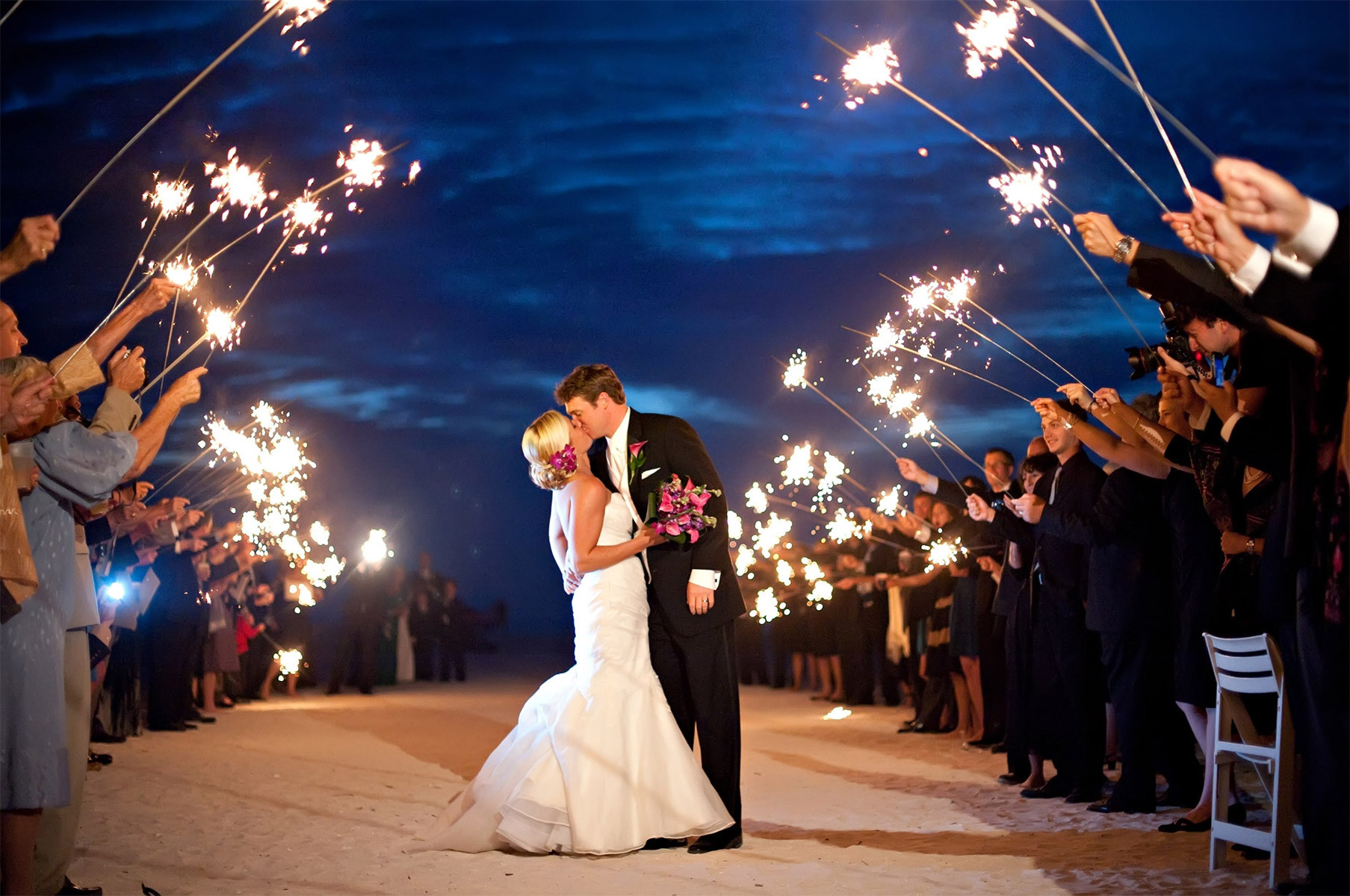 Where To Get Sparklers For Wedding
 A Guide to Using Sparklers for Your Wedding Exit Send f