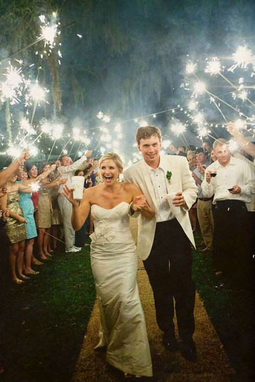 Where To Get Sparklers For Wedding
 15 Epic Wedding Sparkler Sendoffs That Will Light Up Any