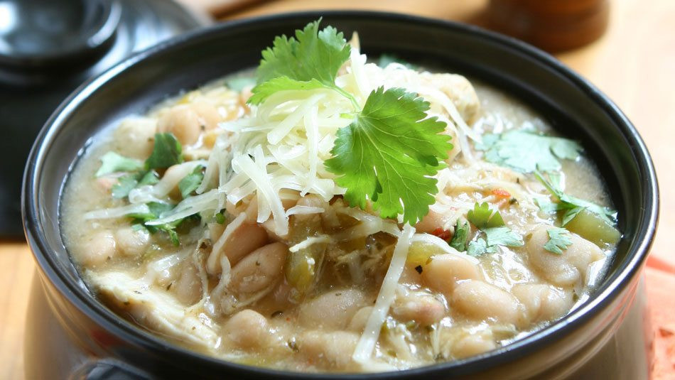 White Chili Turkey
 Slow Cooker White Turkey Chili is the Perfect Dish for a