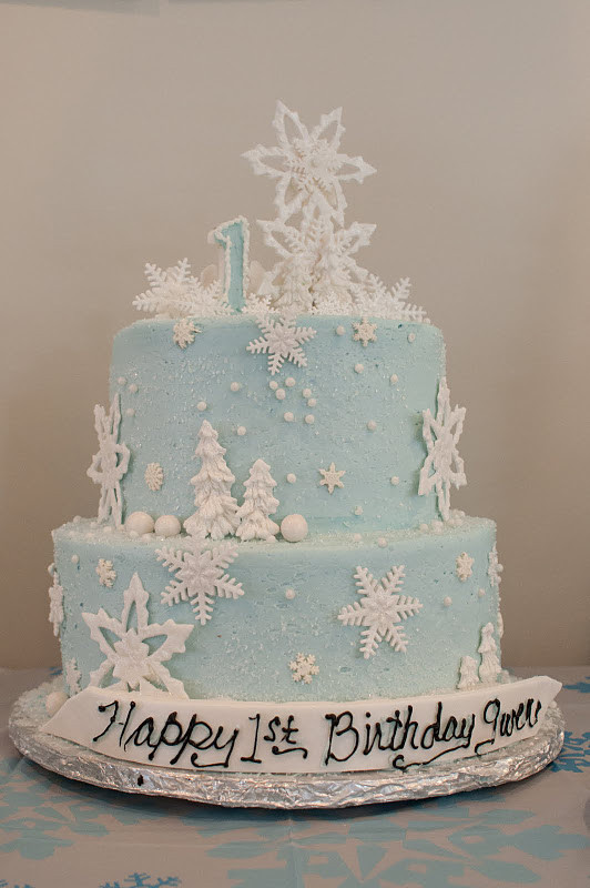 Winter Wonderland Birthday Cake
 six past midnight Gwen s Winter e derland Party