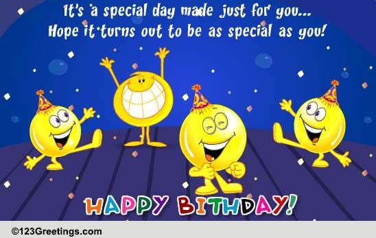 123 Greeting Birthday Cards
 A Special Birthday Free Happy Birthday eCards Greeting