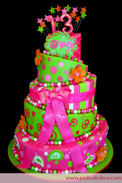 13 Birthday Cakes
 13th Birthday Topsy Turvy Cake Bat Mitzvah Cakes