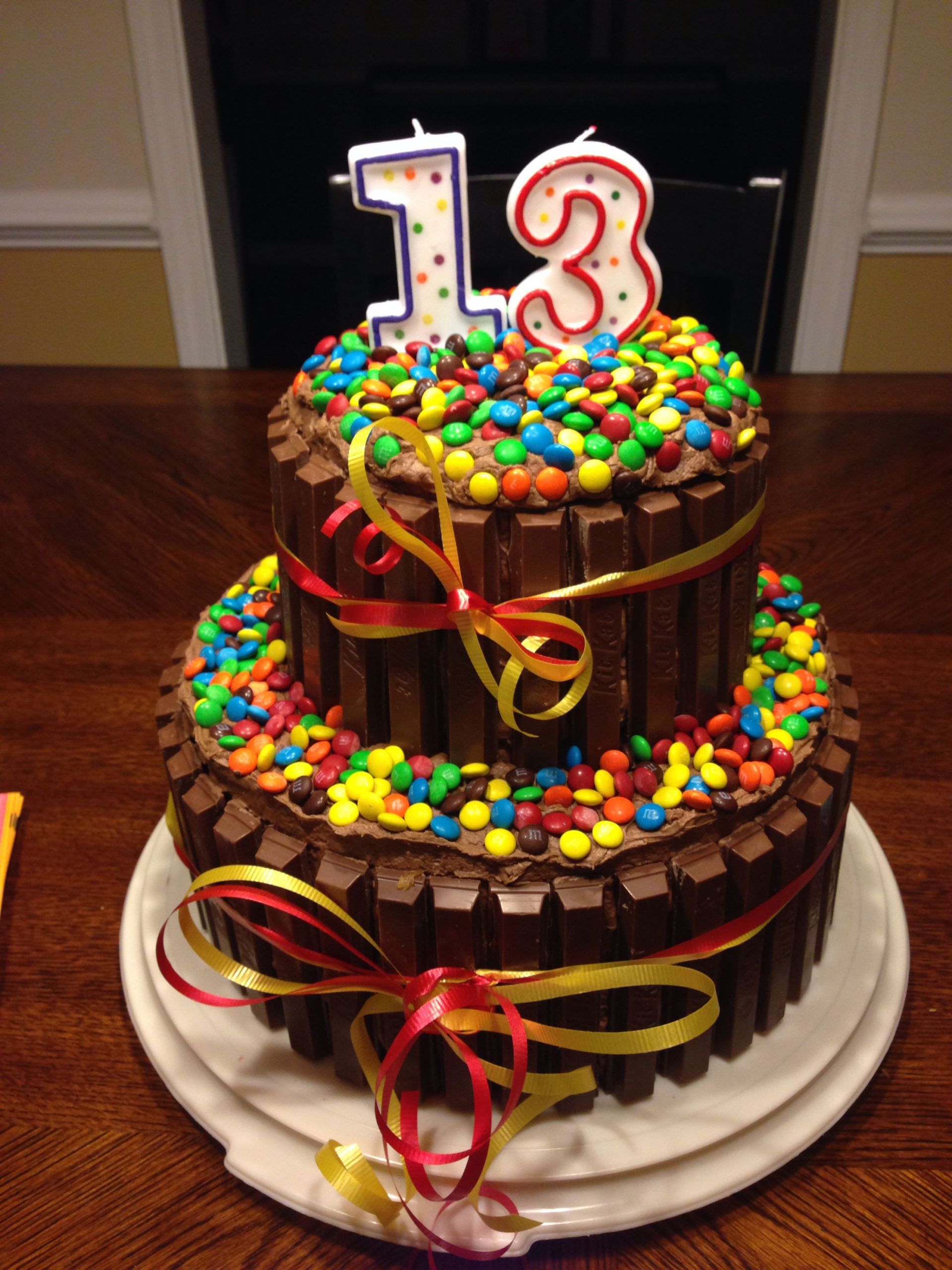 13 Birthday Cakes
 Decided to try this for my sons 13 th Bday What fun this