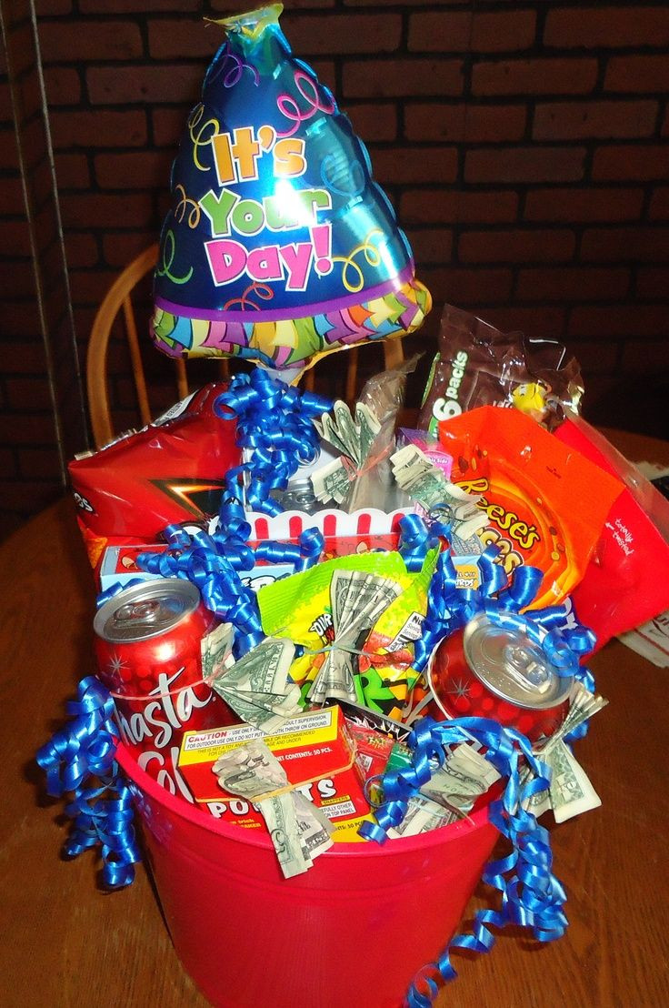 13Th Birthday Gift Ideas For Boys
 Birthday Gift Basket for Boy would be perfect for a