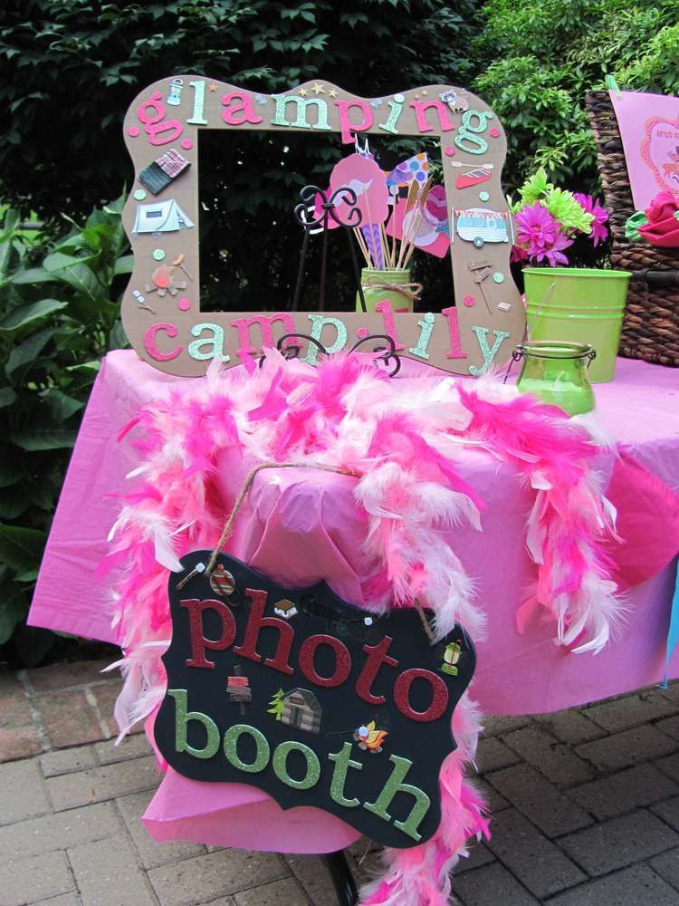 13Th Birthday Party Ideas For Girls
 Glamping Camping Sleep over Birthday Girl Birthday