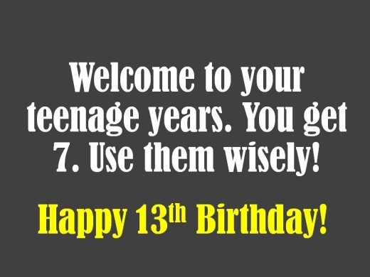 13th Birthday Wishes
 13th Birthday Wishes What to Write in a Card
