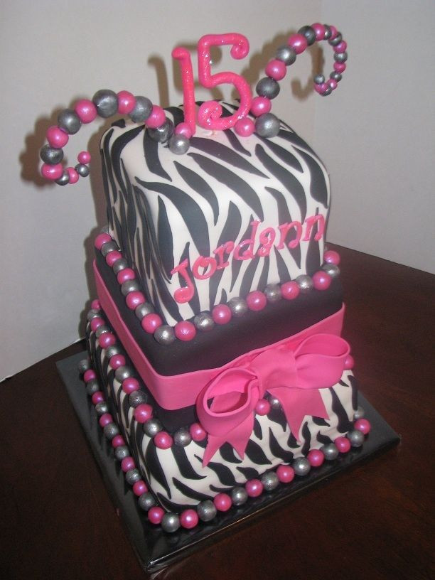 15 Birthday Party Ideas
 cake designs for a 13 year old girl
