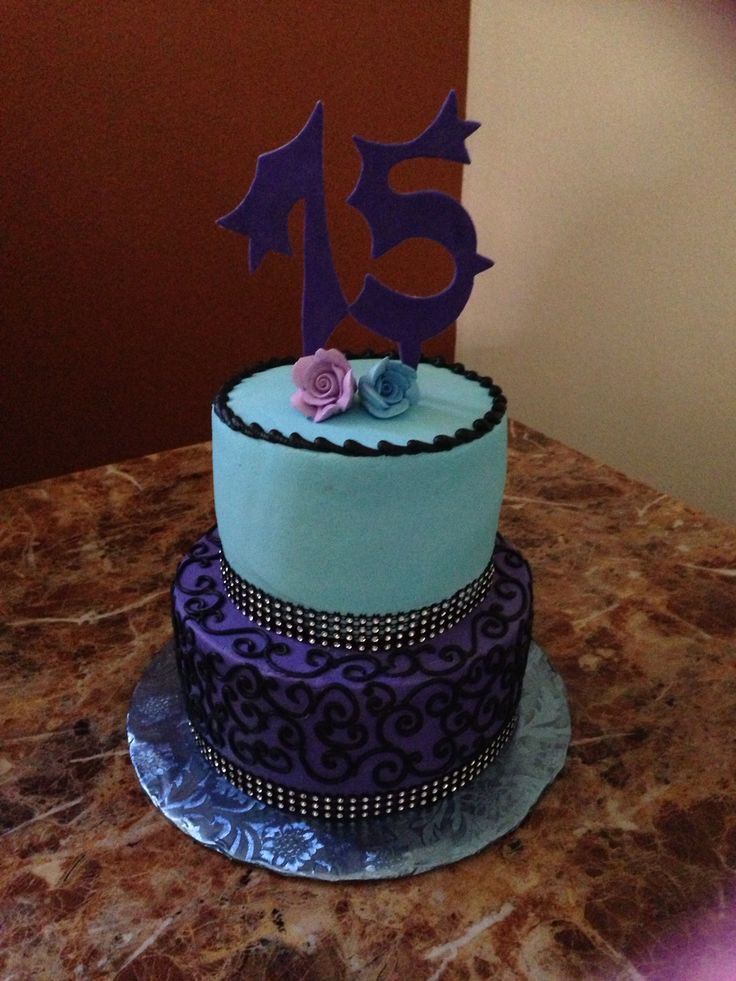 15th Birthday Cakes
 15th Birthday cake My 15 teener