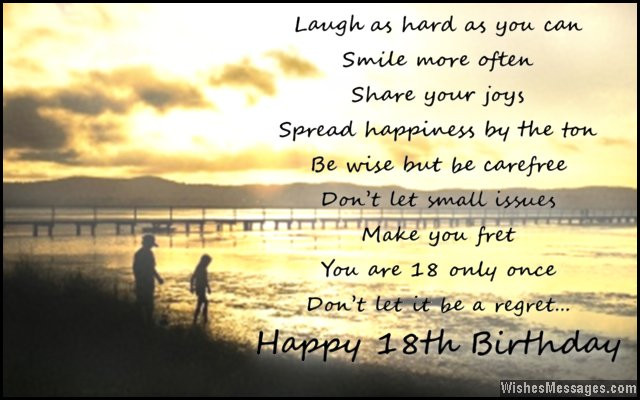 18th Birthday Wishes For Daughter
 18th Birthday Wishes for Son or Daughter Messages from