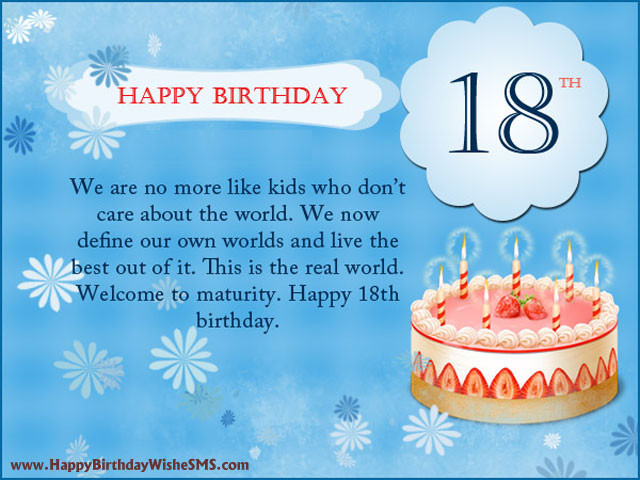 18th Birthday Wishes For Daughter
 18th Birthday Grandson Quotes QuotesGram