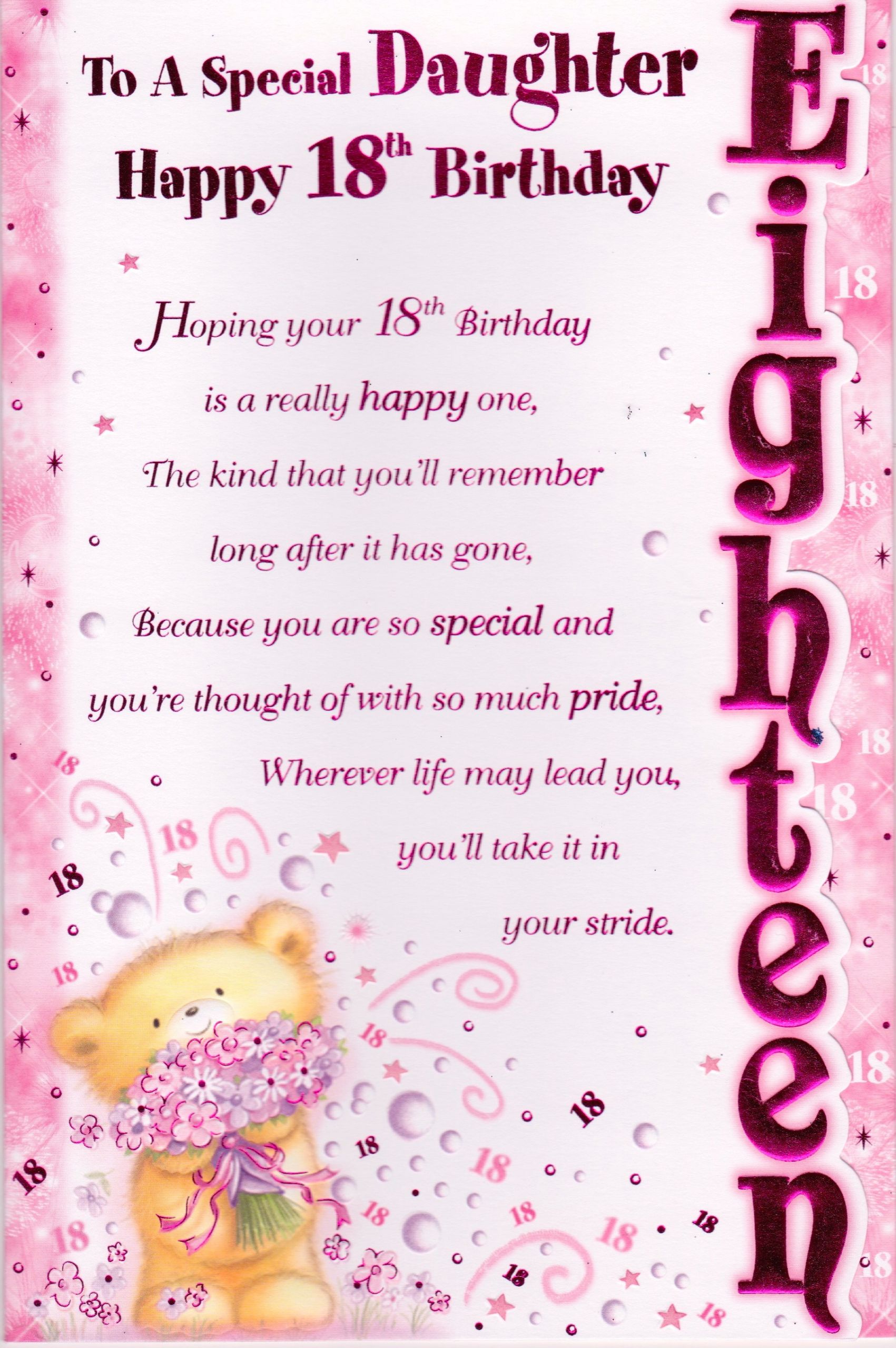 18th Birthday Wishes For Daughter
 Daughters 18th Birthday Quotes QuotesGram