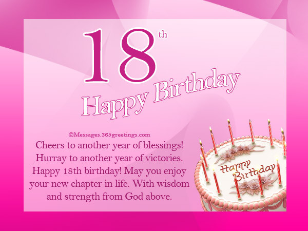 18th Birthday Wishes For Daughter
 18th Birthday Wishes Messages and Greetings