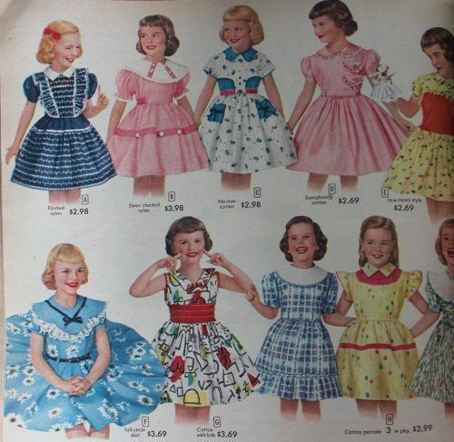 1950S Children Fashion
 Vintage Children s Clothing & Shopping Guide