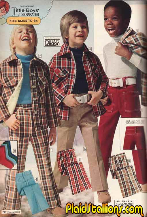 1970S Fashion For Kids
 Plaid Stallions Rambling and Reflections on 70s pop