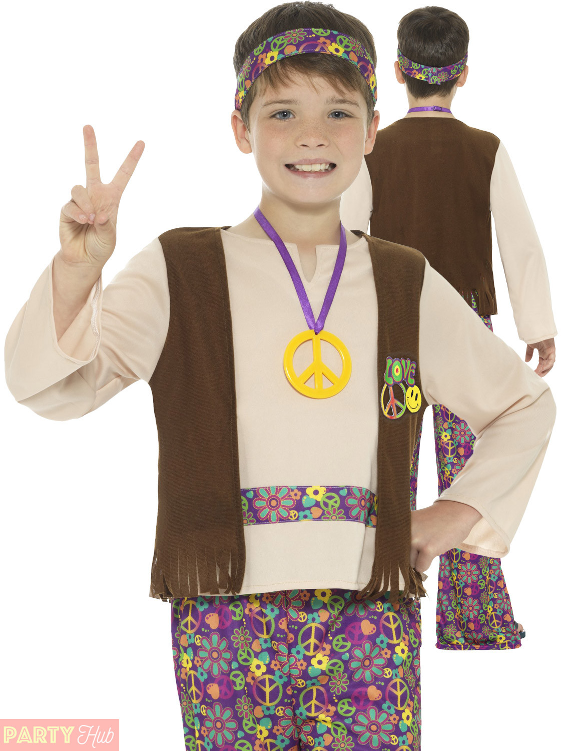1970S Fashion For Kids
 Boys Hippie Costume Childs Hippy 1960s 1970s Fancy Dress